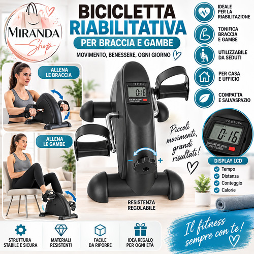 Pedaliera riabilitativa bici - pedaliera,